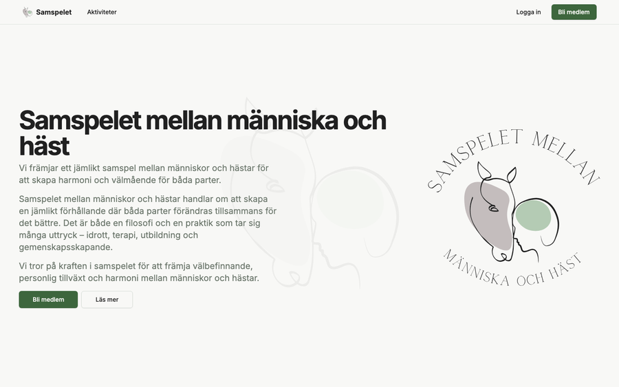 Samspela – Gemenskap kring häst & människa